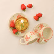 Peach Petal Cup & Saucer