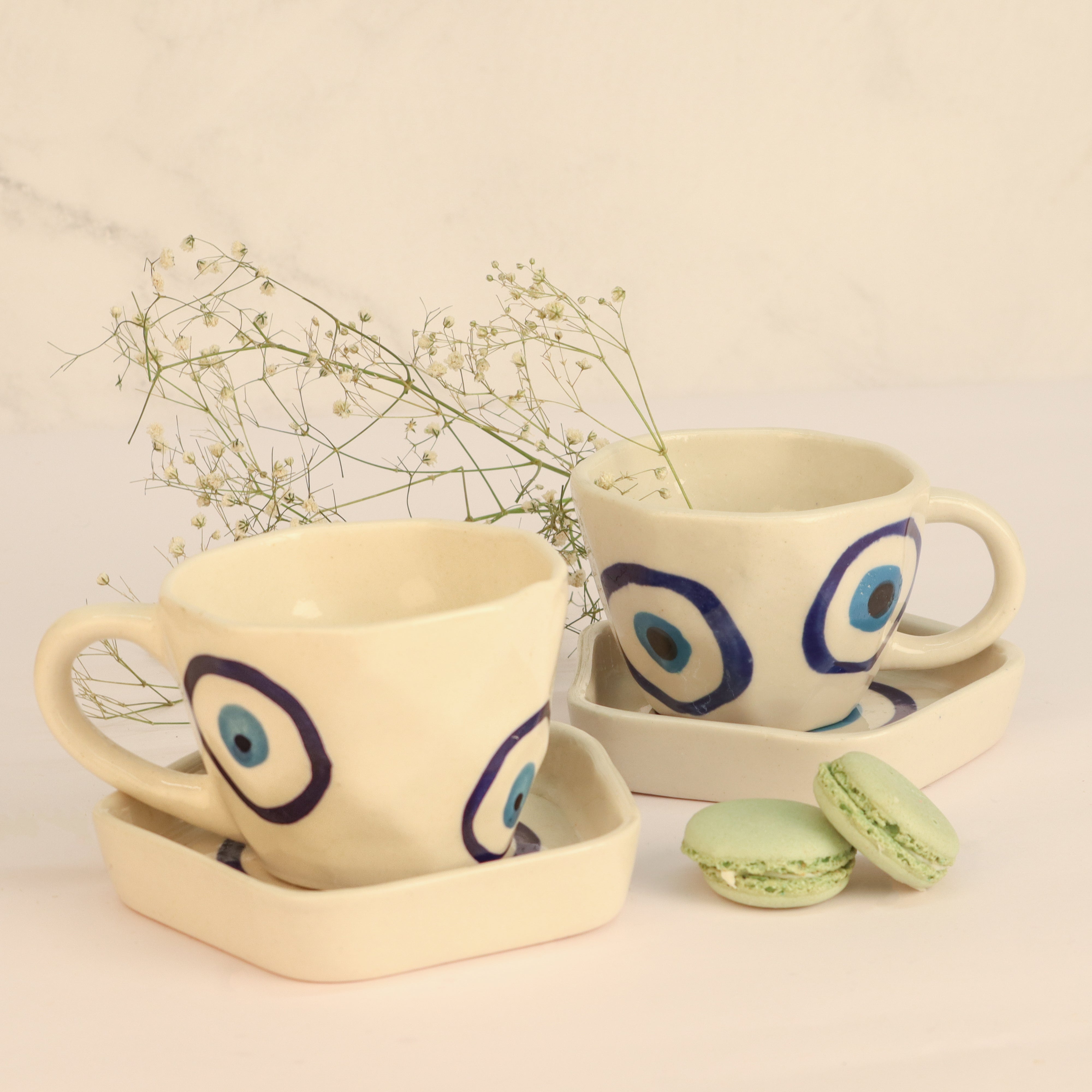 Nazar Not  Cup & Saucer